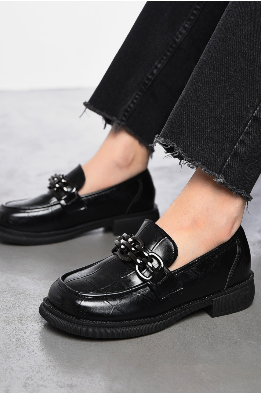 Лофери жіночі чорного кольору Y101 197540 Лофери жіночі чорного кольору Y101 197540