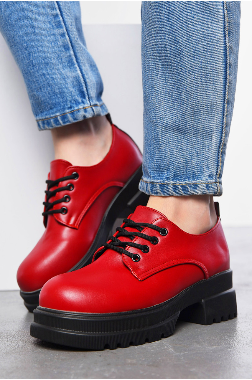 Лофери жіночі темно-червоного кольору Y57-2 197541 Лофери жіночі темно-червоного кольору Y57-2 197541