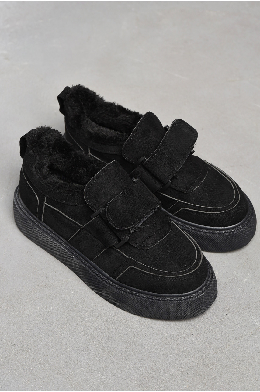 Ботинки женские зимние черного цвета 2024-21-2 197550 Ботинки женские зимние черного цвета 2024-21-2 197550