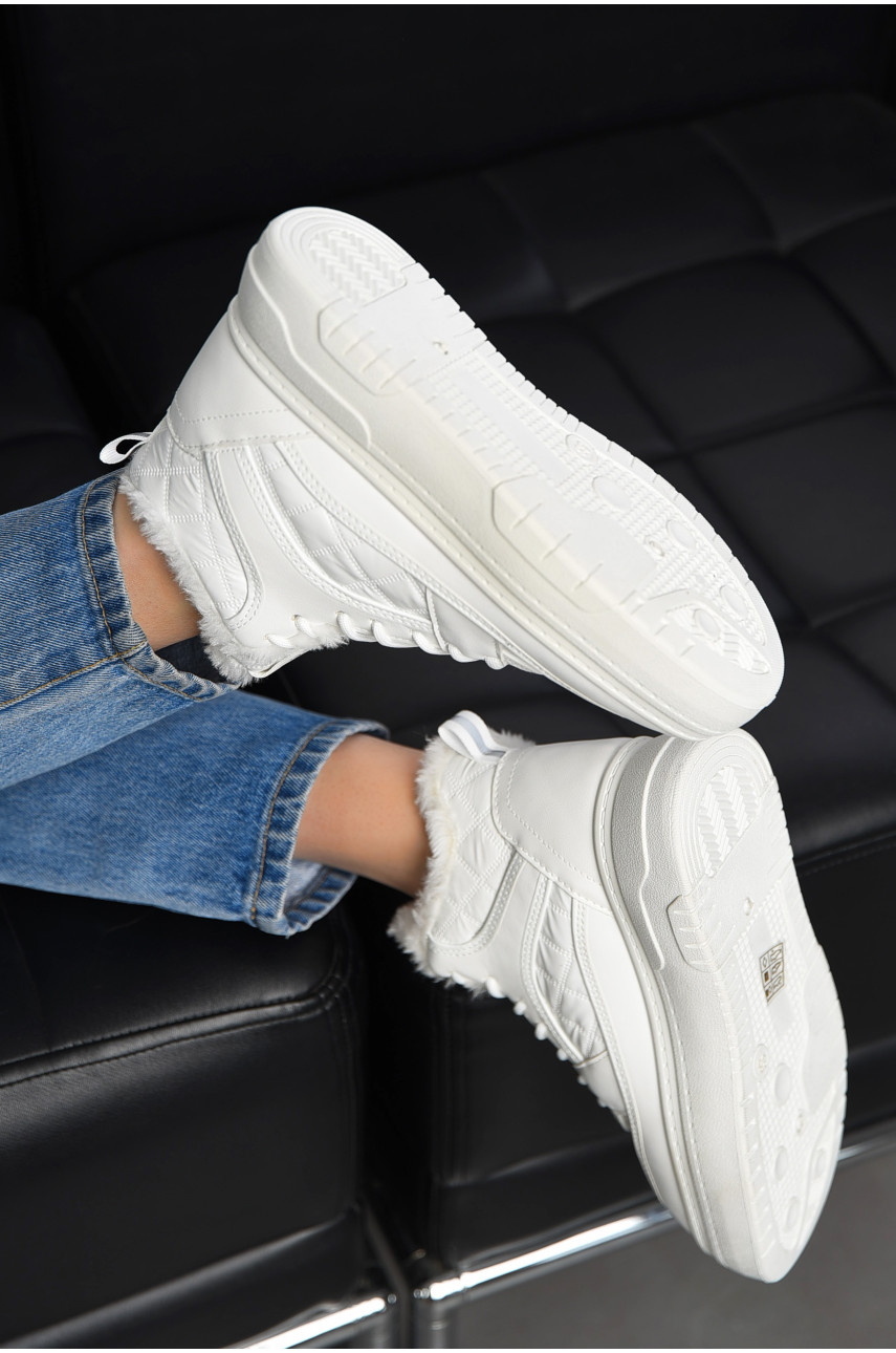 Ботинки женские зимние белого цвета 2024-6-2 197552 Ботинки женские зимние белого цвета 2024-6-2 197552