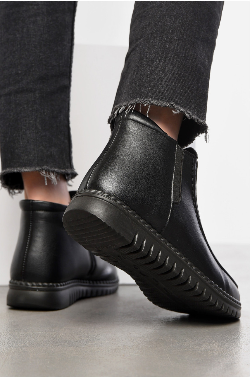 Ботинки женские зимние черного цвета 2661 197561 Ботинки женские зимние черного цвета 2661 197561