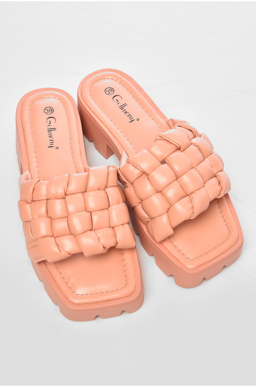 Шльопанці жіночі рожевого кольору 9006-5 197565