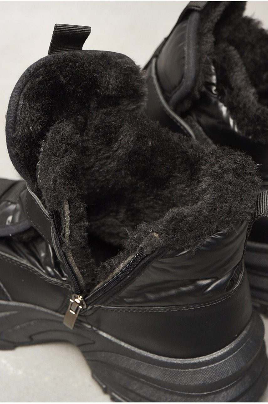 Ботинки женские зимние черного цвета 2315-2 197566 Ботинки женские зимние черного цвета 2315-2 197566