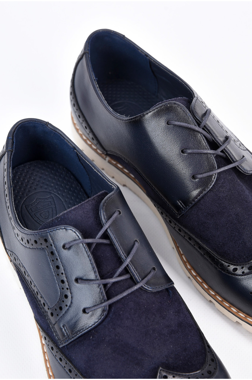 Туфлі чоловічі темно-синього кольору 2120-72 197652