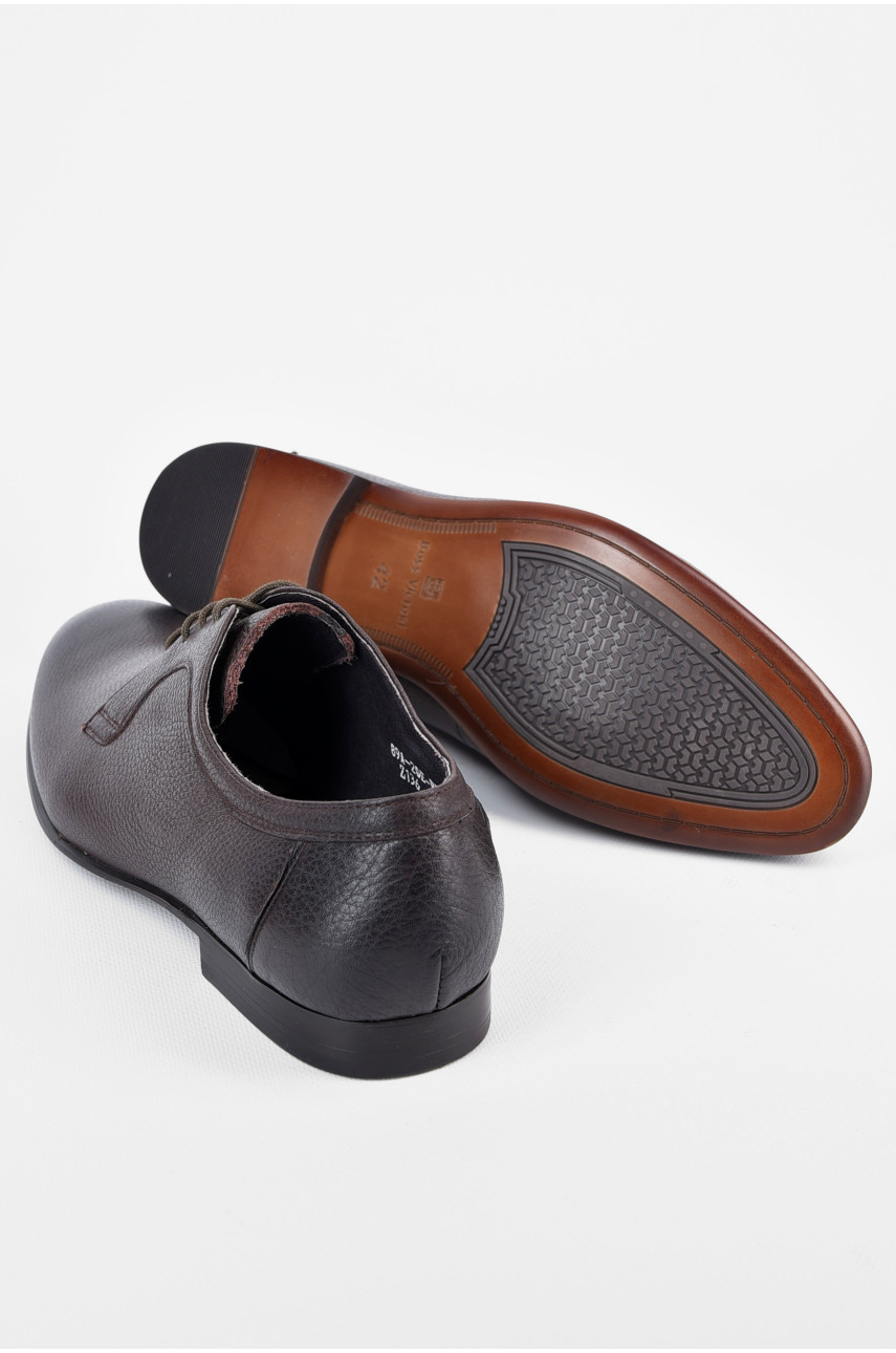 Туфли мужские коричневого цвета 136 197660