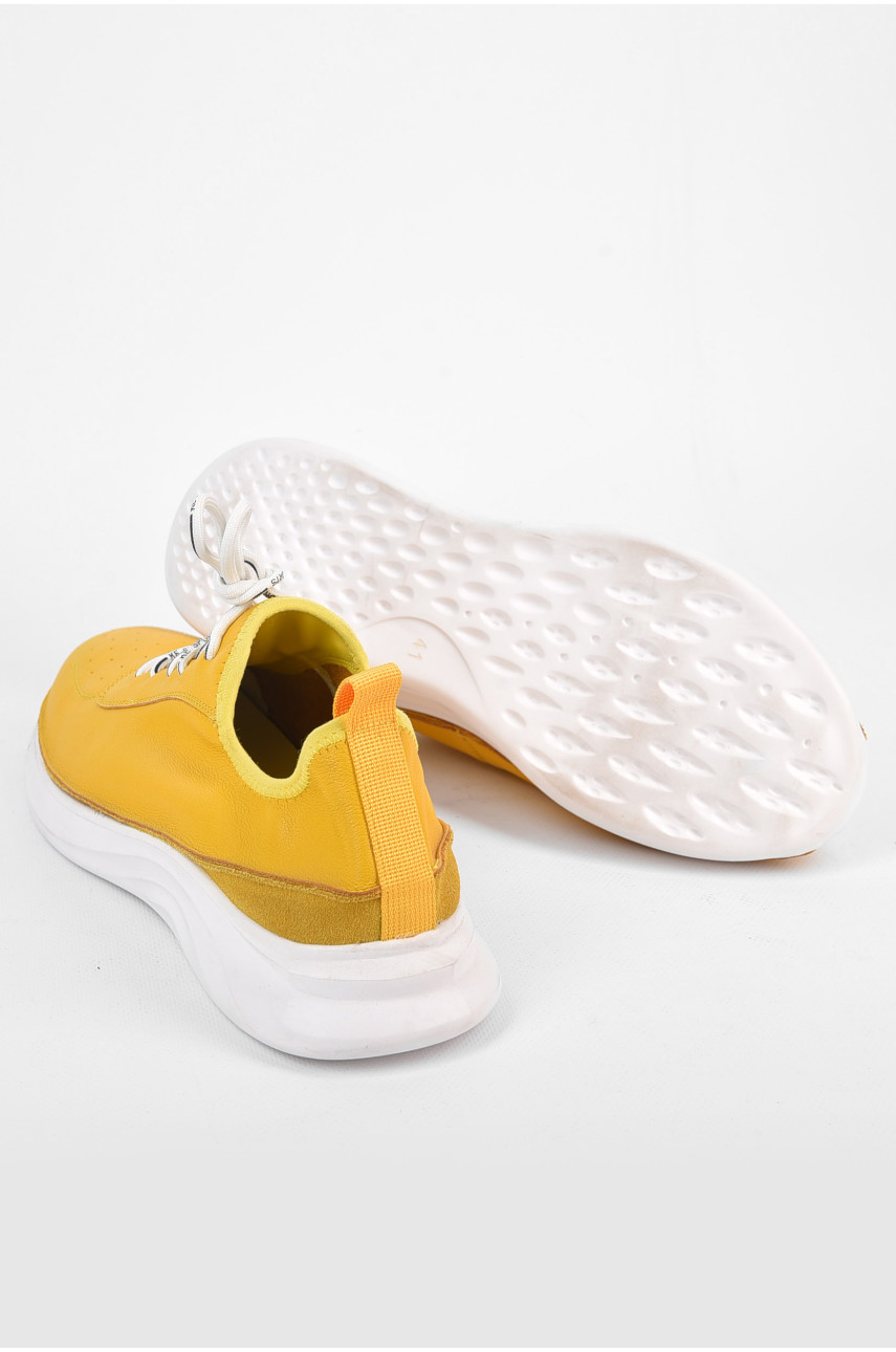 Кроссовки мужские желтого цвета 733 197664 Кроссовки мужские желтого цвета 733 197664