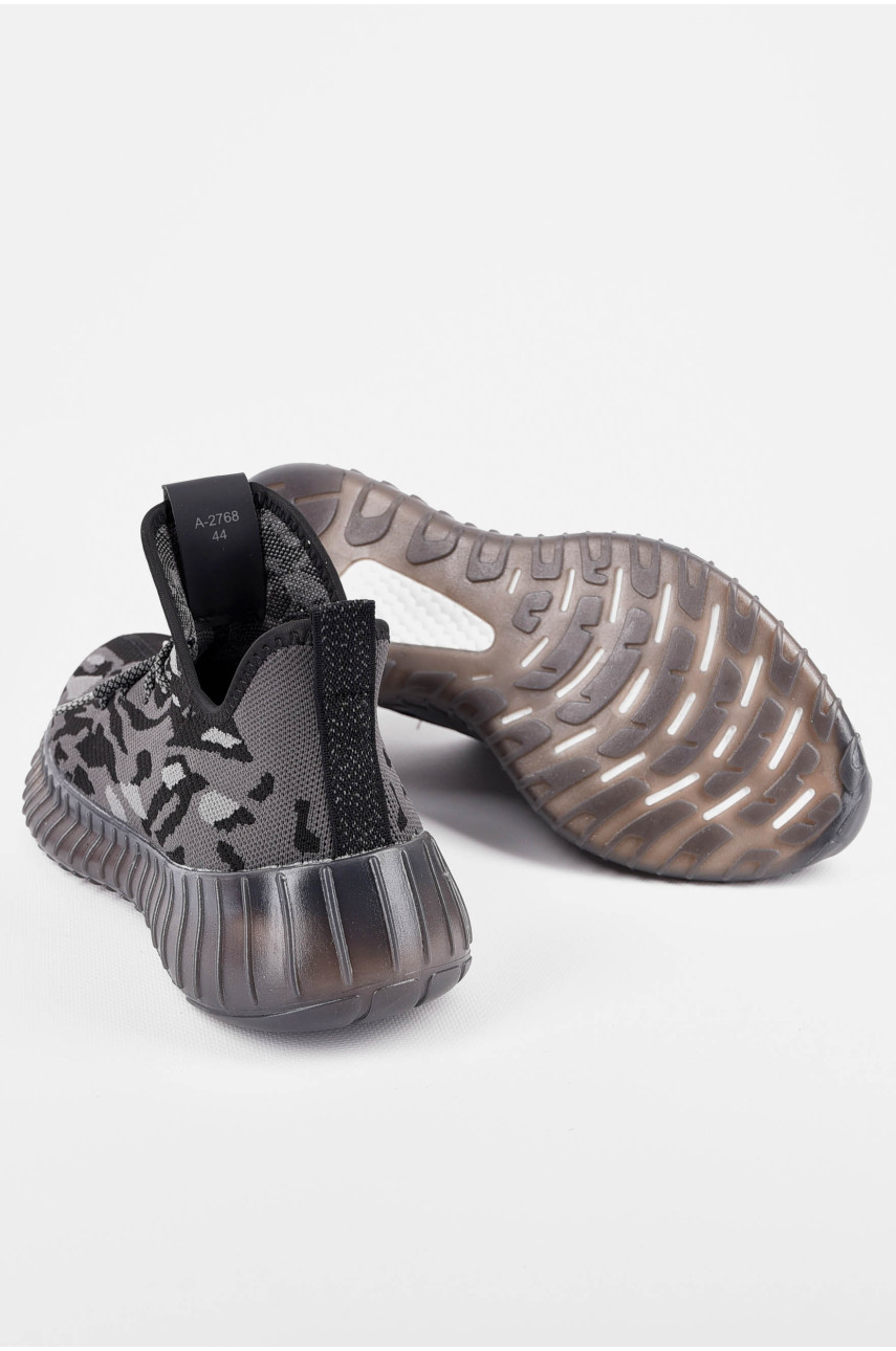 Кросівки чоловічі сірого кольору текстиль 2768-3 197667 Кросівки чоловічі сірого кольору текстиль 2768-3 197667