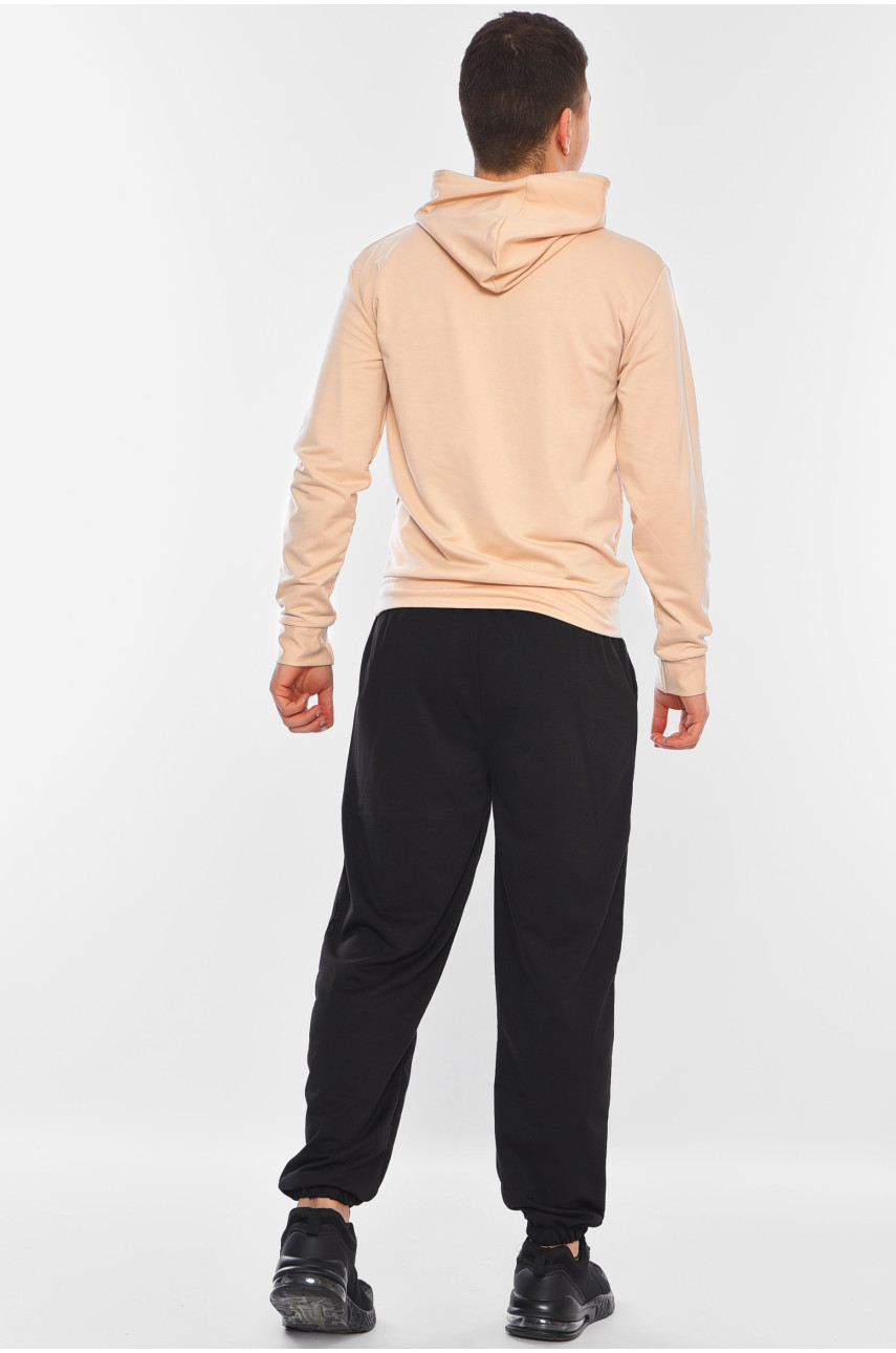 Спортивный костюм мужской бежевого цвета 197676