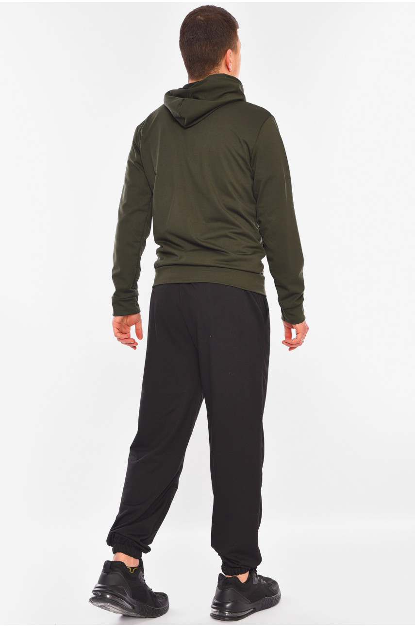 Спортивний костюм чоловічого кольору хакі 197677 Спортивний костюм чоловічого кольору хакі 197677