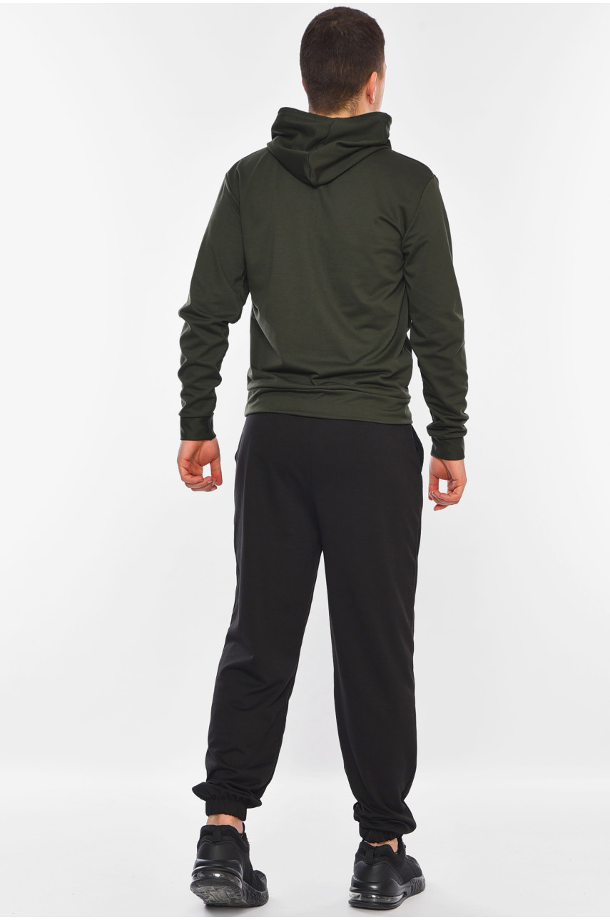 Спортивний костюм чоловічого кольору хакі 197681 Спортивний костюм чоловічого кольору хакі 197681