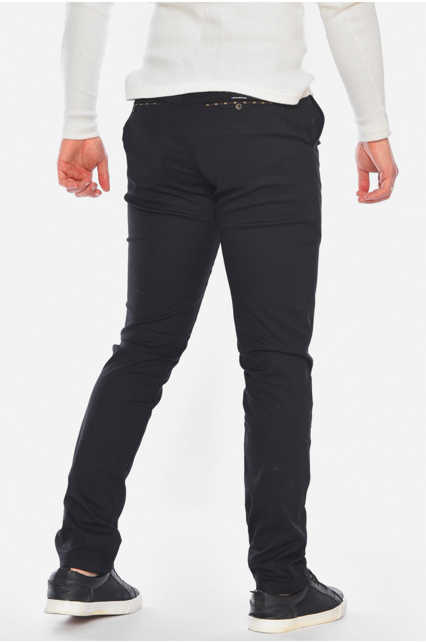 Штаны мужские чёрного цвета 90606 197689