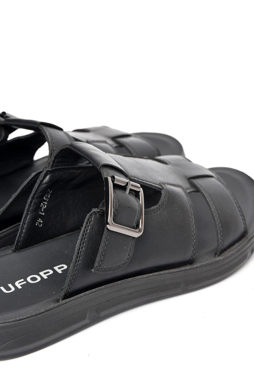 Шльопанці чоловічі чорного кольору 312-1 197692 Шльопанці чоловічі чорного кольору 312-1 197692