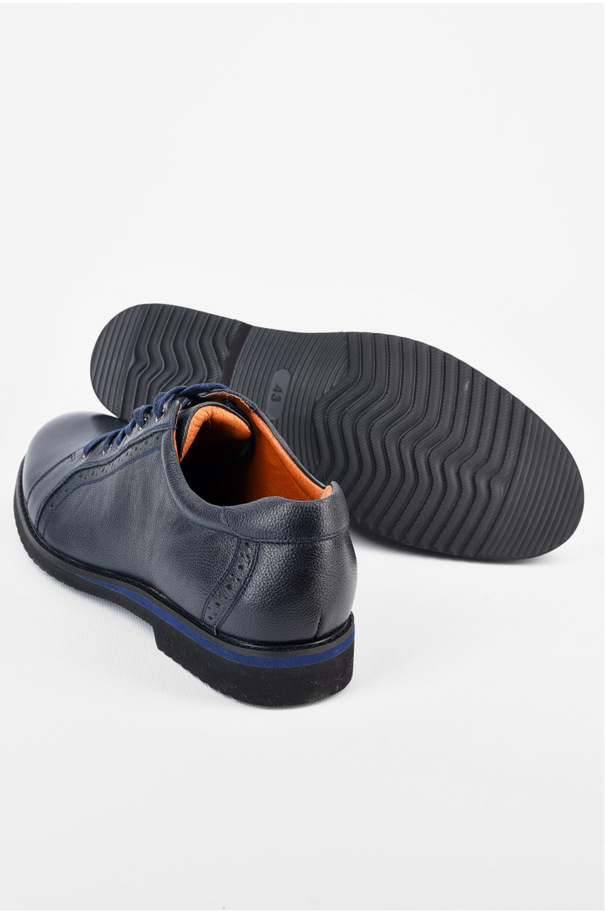 Туфлі чоловічі темно-синього кольору 8816-2 197693 Туфлі чоловічі темно-синього кольору 8816-2 197693