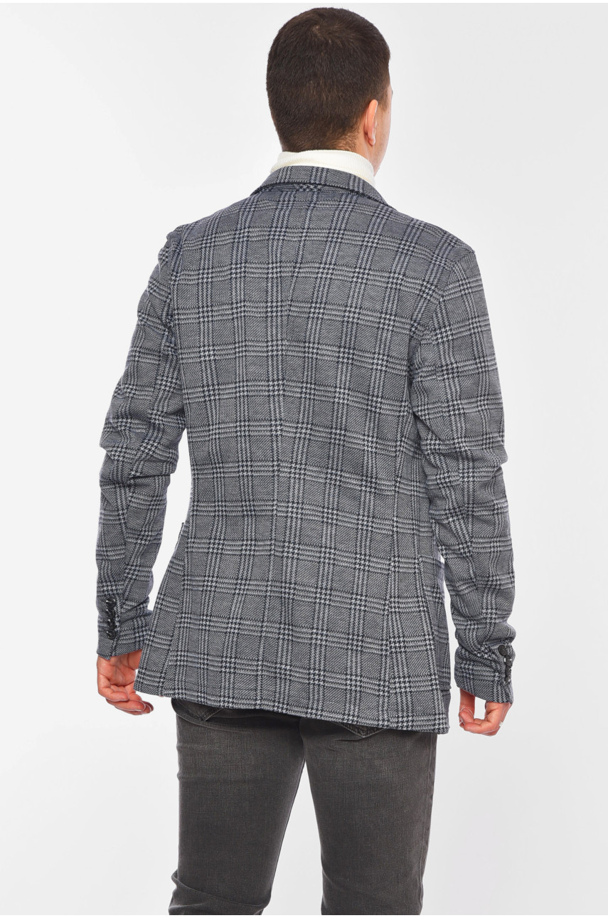 Пиджак мужской синего цвета 197699 Пиджак мужской синего цвета 197699