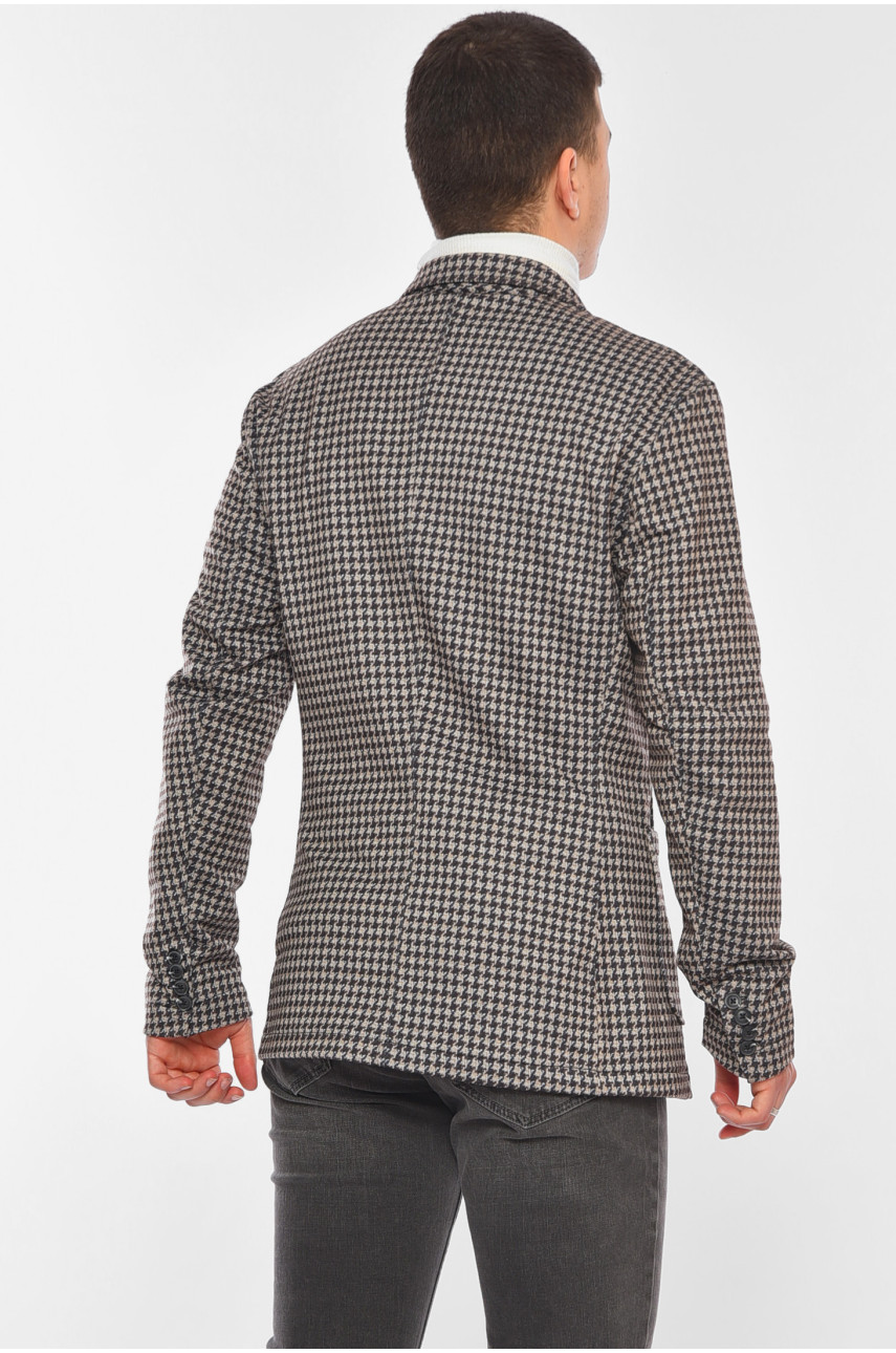 Пиджак мужской коричневого цвета 197700 Пиджак мужской коричневого цвета 197700