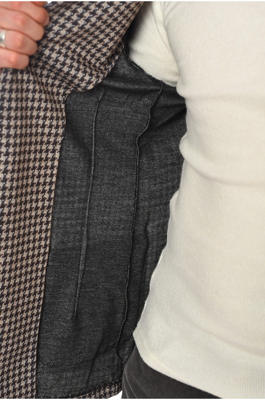 Пиджак мужской коричневого цвета 197700 Пиджак мужской коричневого цвета 197700