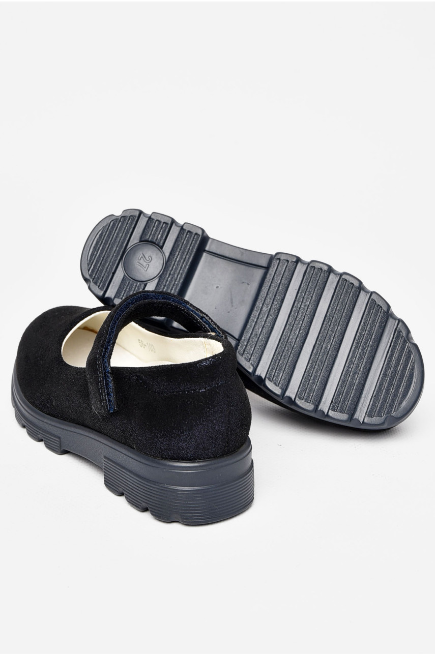 Туфли детские для девочки черного цвета 56-109 197713