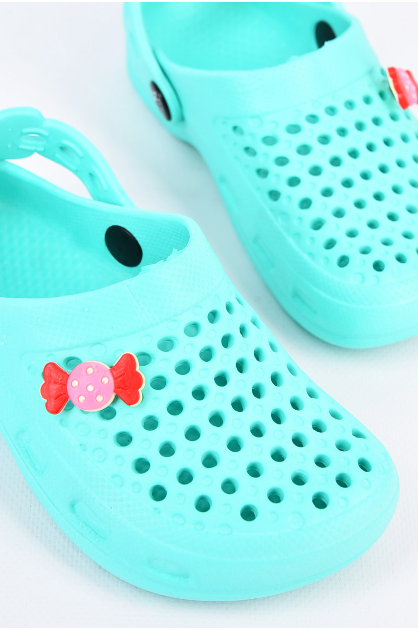 Крокси дитячі м'ятного кольору 197717