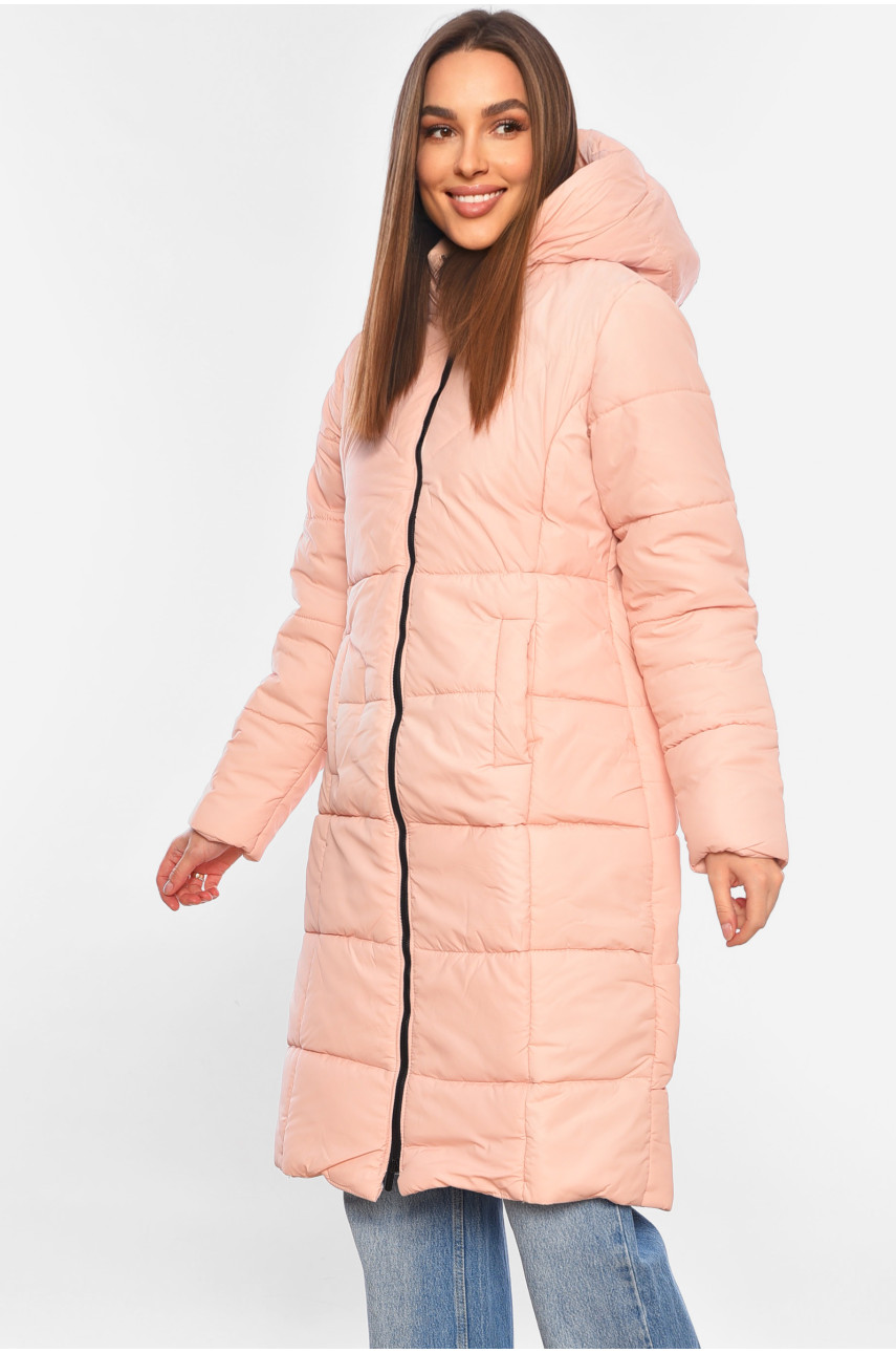 Куртка жіноча демісезонна рожевого кольору 323 197734