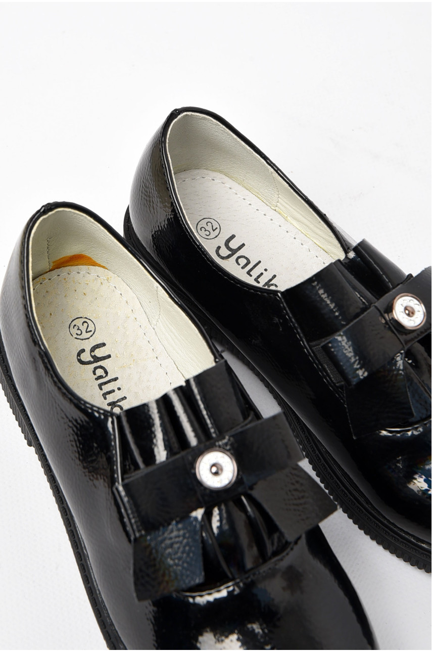 Туфлі дитячі для дівчинки чорного кольору 41-3 197737