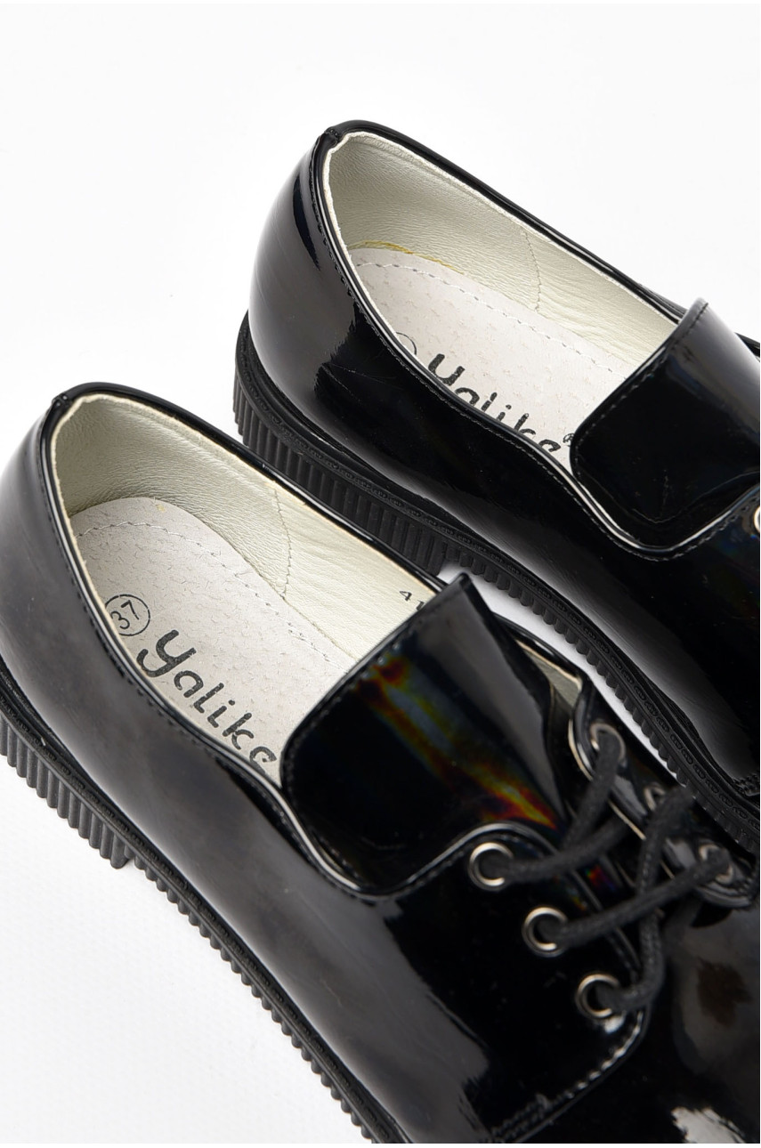 Туфли детские для девочки черного цвета 41-5 197744