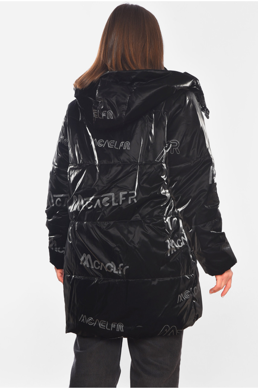 Куртка жіноча демісезонна чорного кольору 273-2 197786 Куртка жіноча демісезонна чорного кольору 273-2 197786