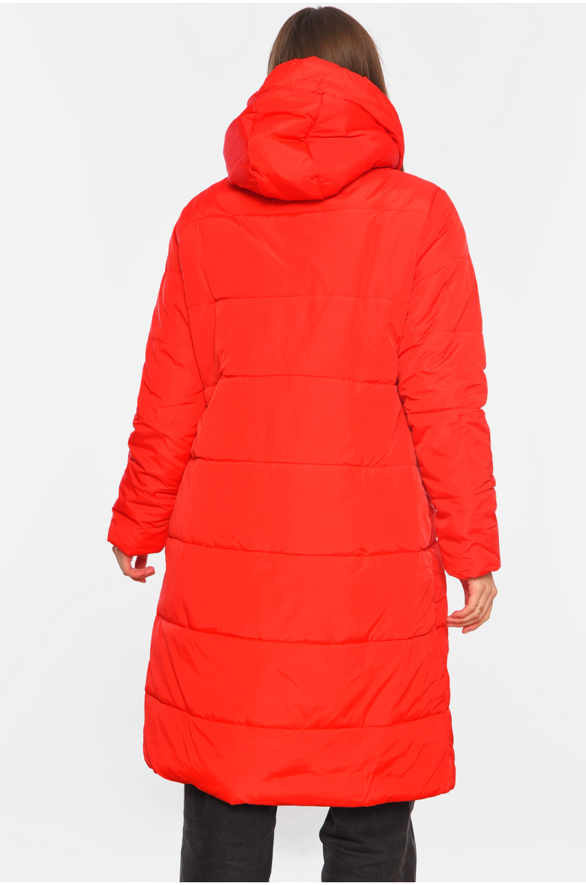 Куртка жіноча демісезонна червоного кольору 329 197791 Куртка жіноча демісезонна червоного кольору 329 197791