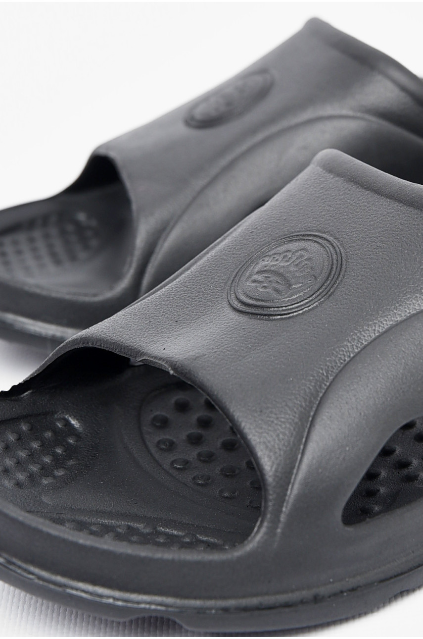 Шлепки подростковые пена черного цвета ПП-29 197812