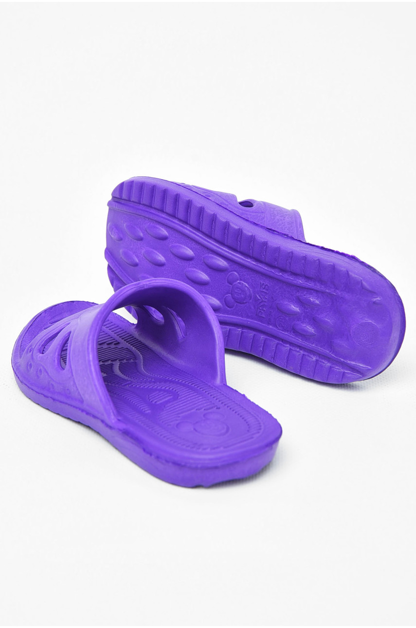 Шлепки детские для девочки пена жолтого цвета Miki Mays 197826