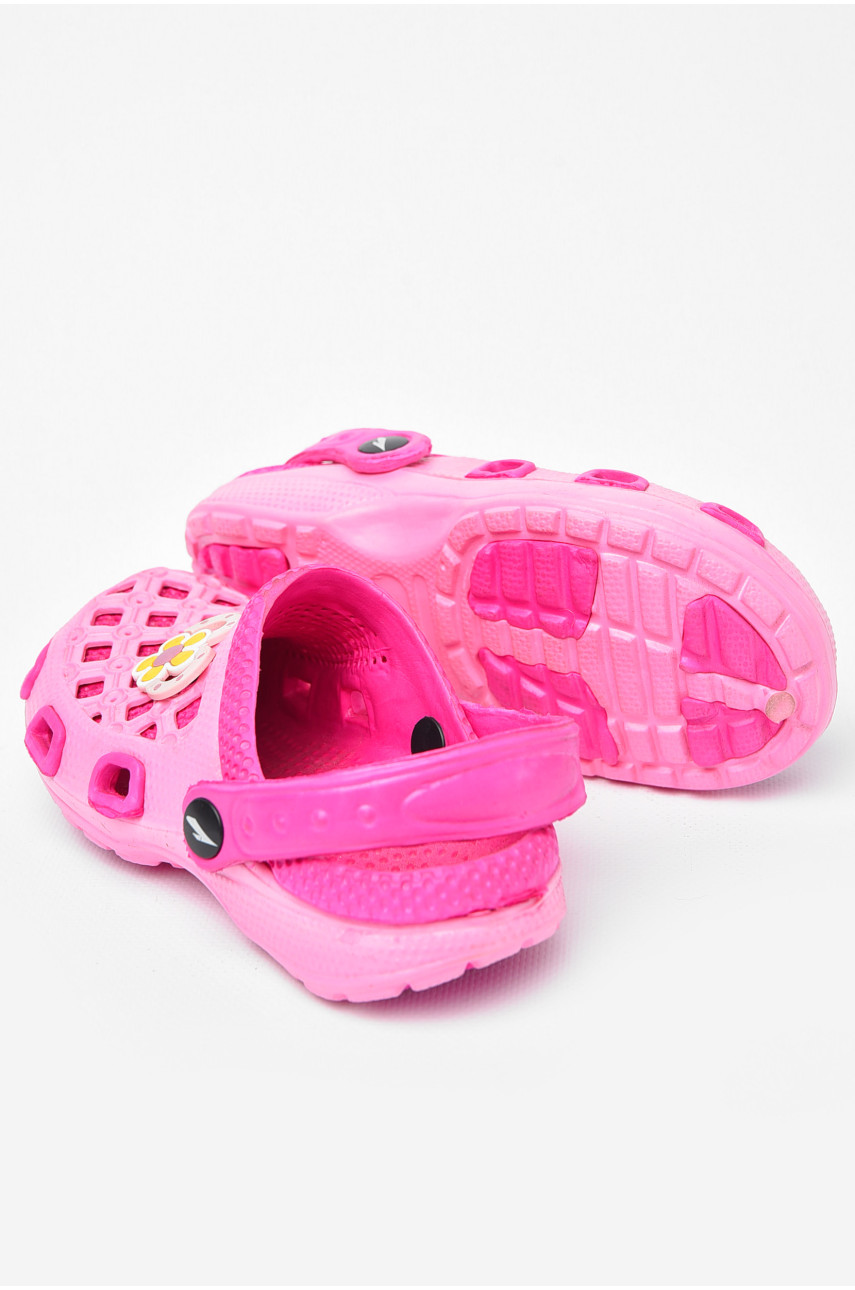 Кроксы детские для девочки розового цвета 6147-1 197839