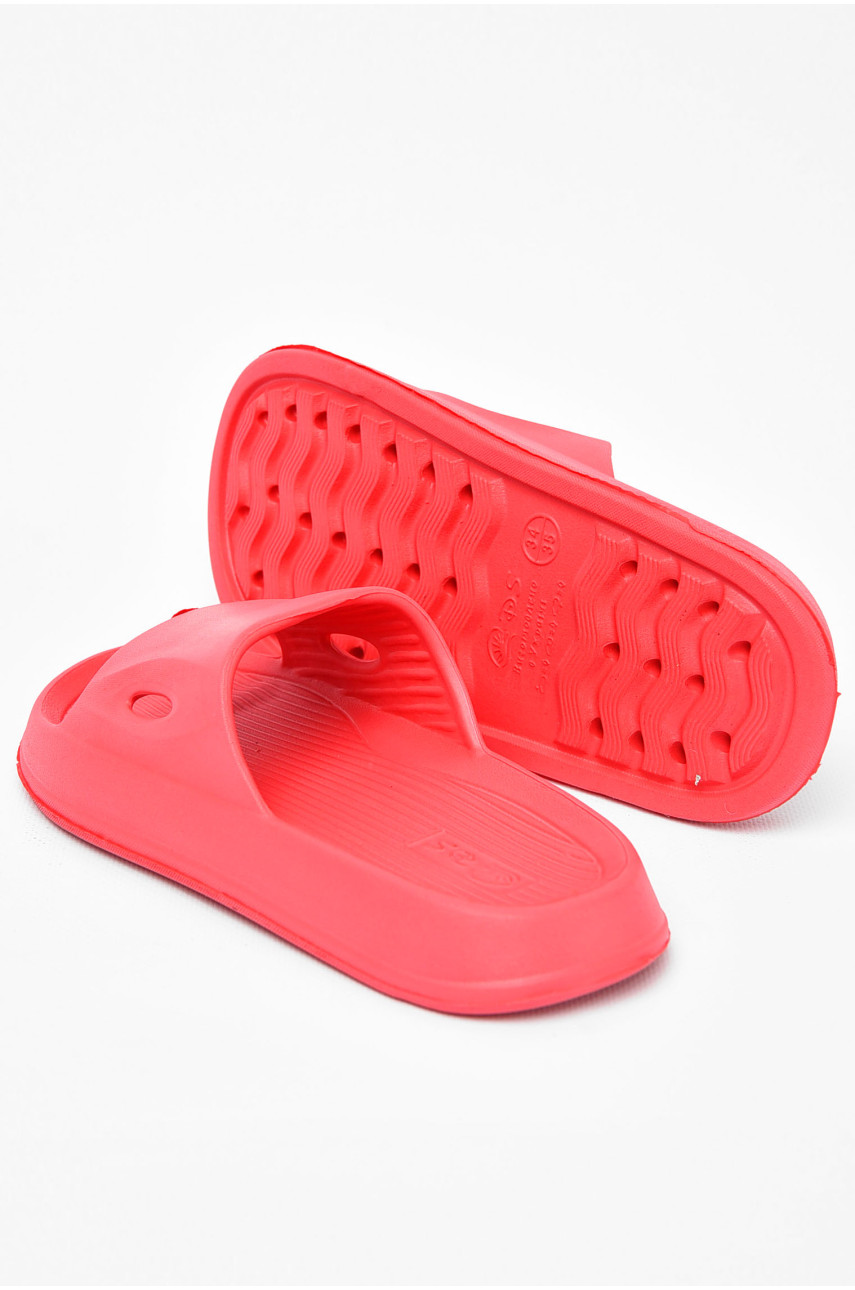 Шлепки детские для девочки пена красного цвета ППЖ-06 197851