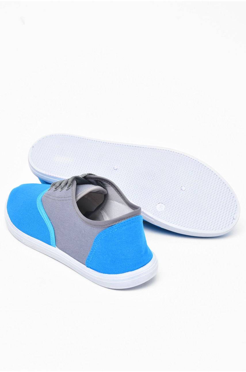 Кеди чоловічі блакитного кольору 002 197872