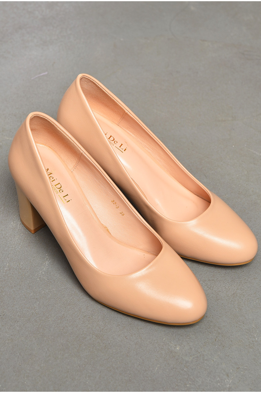 Туфлі жіночі бежевого кольору 32-5+3 197873 Туфлі жіночі бежевого кольору 32-5+3 197873