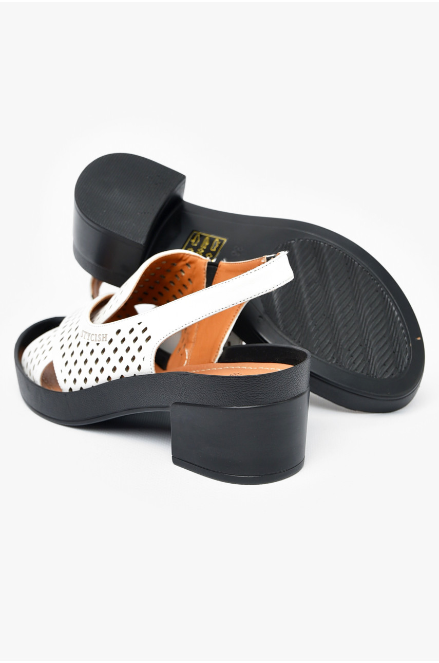 Босоножки женские белого цвета 1102-5 197885 Босоножки женские белого цвета 1102-5 197885