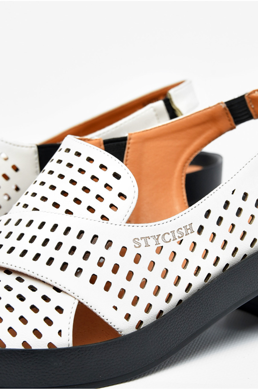 Босоножки женские белого цвета 1102-5 197885 Босоножки женские белого цвета 1102-5 197885