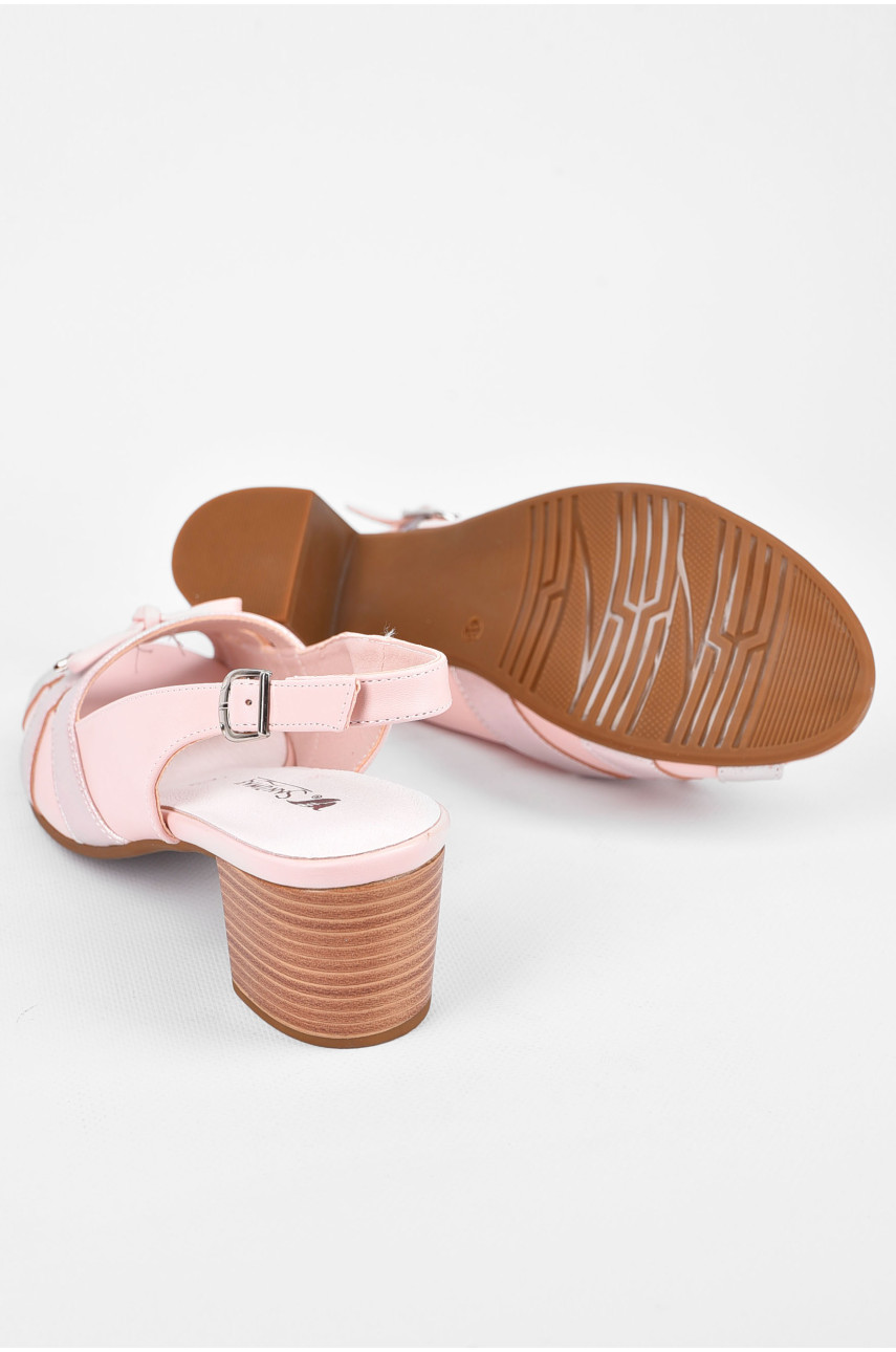 Босоножки женские розового цвета 8126-4 197958 Босоножки женские розового цвета 8126-4 197958