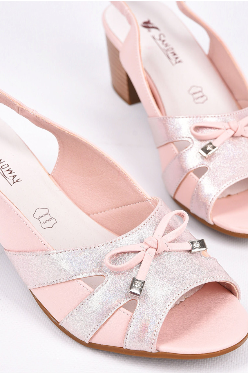 Босоножки женские розового цвета 8126-4 197958 Босоножки женские розового цвета 8126-4 197958