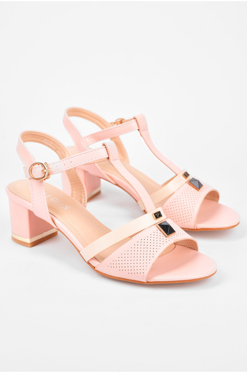 Босоножки женские розового цвета а6-3 197959 Босоножки женские розового цвета а6-3 197959