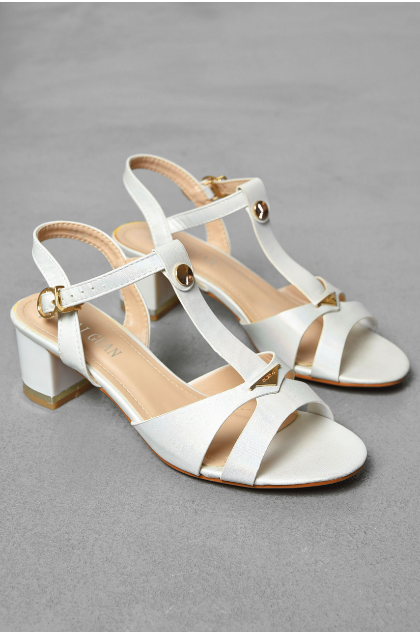 Босоножки женские белого цвета а9-8 197961 Босоножки женские белого цвета а9-8 197961