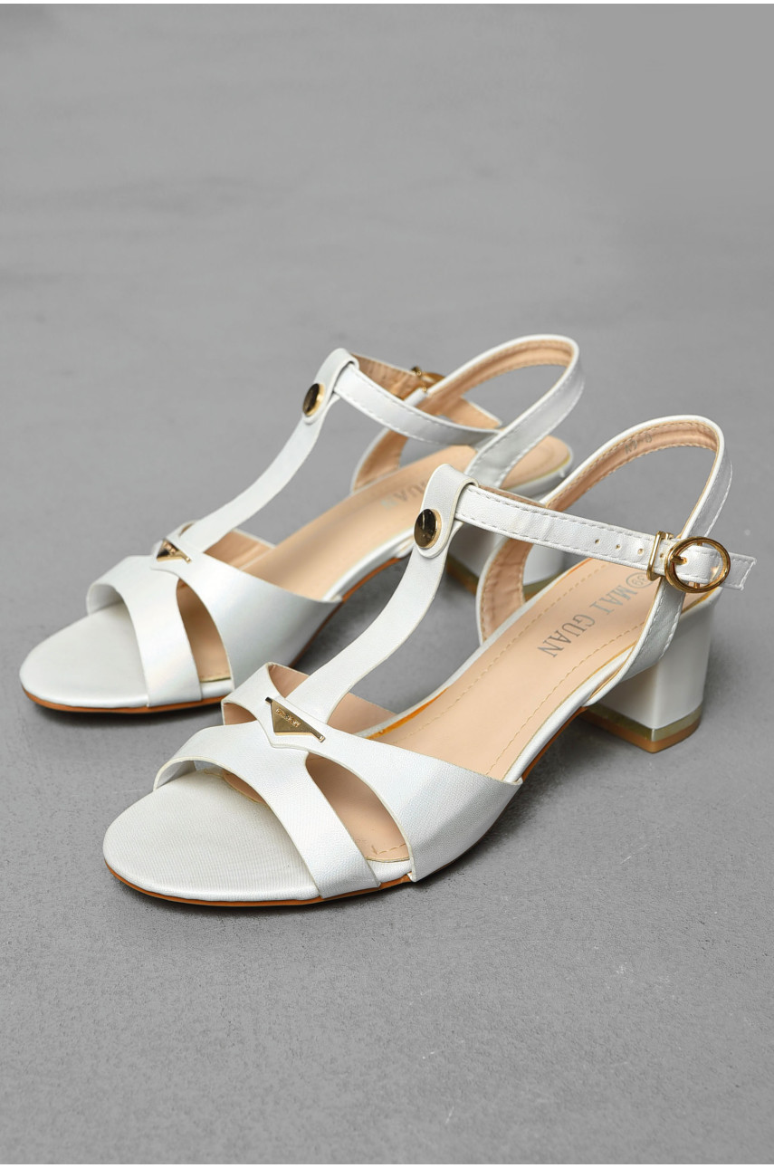 Босоножки женские белого цвета а9-8 197961 Босоножки женские белого цвета а9-8 197961