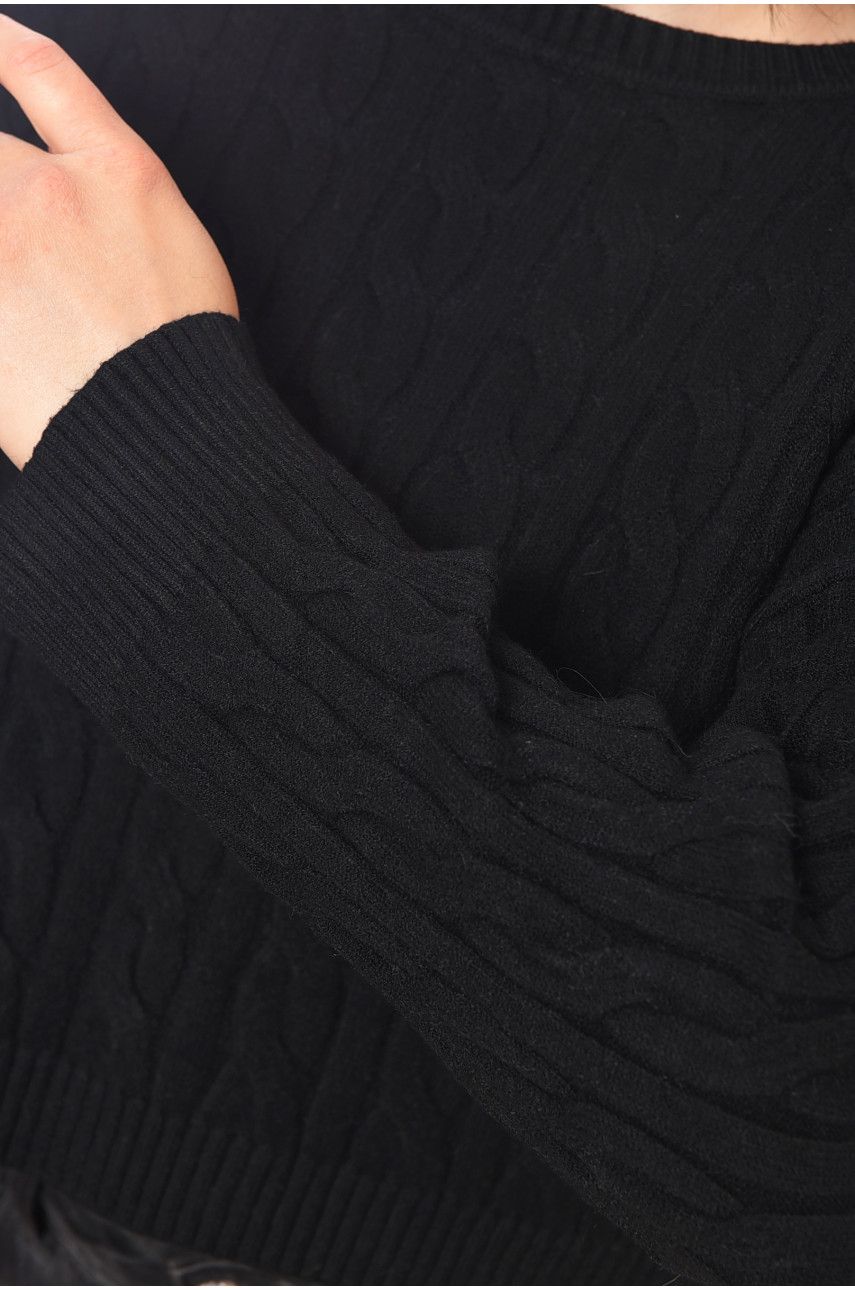 Свитер женский черного цвета 197969 Свитер женский черного цвета 197969