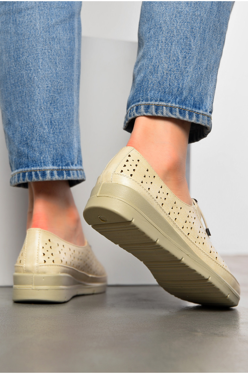 Туфлі жіночі бежевого кольору 03-7 197977 Туфлі жіночі бежевого кольору 03-7 197977