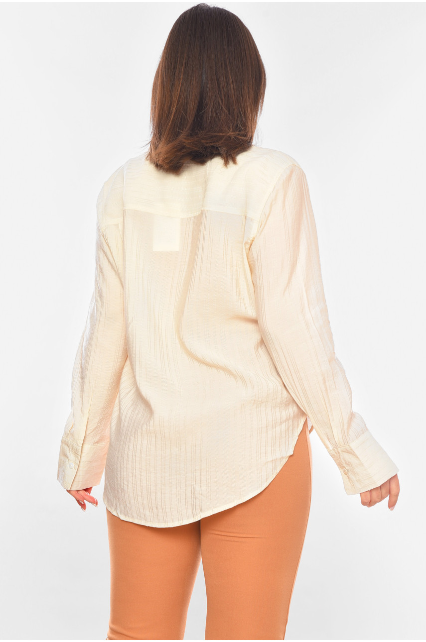 Рубашка женская молочного цвета 2629 198001