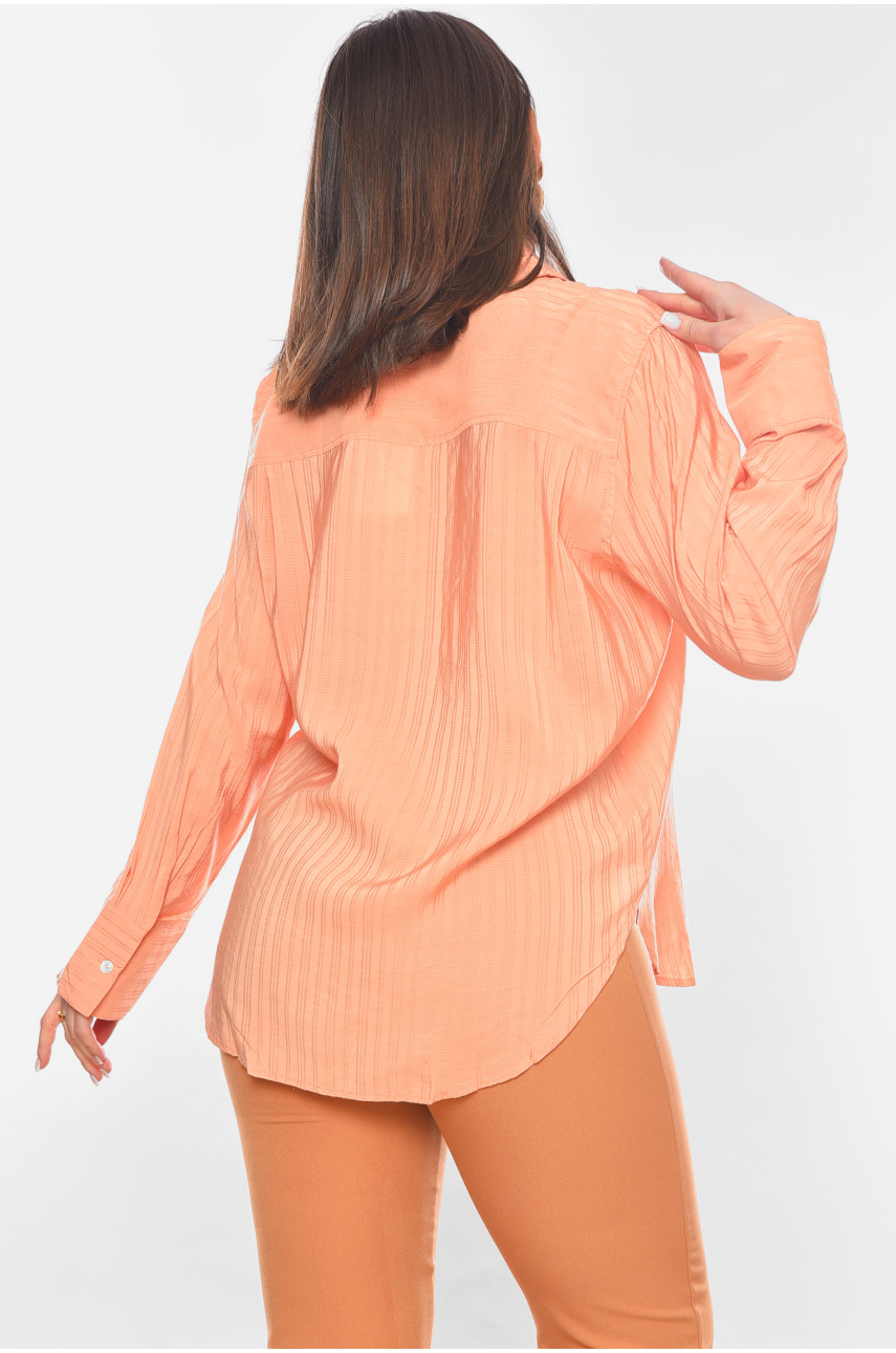 Рубашка женская персикового цвета 2629 198003