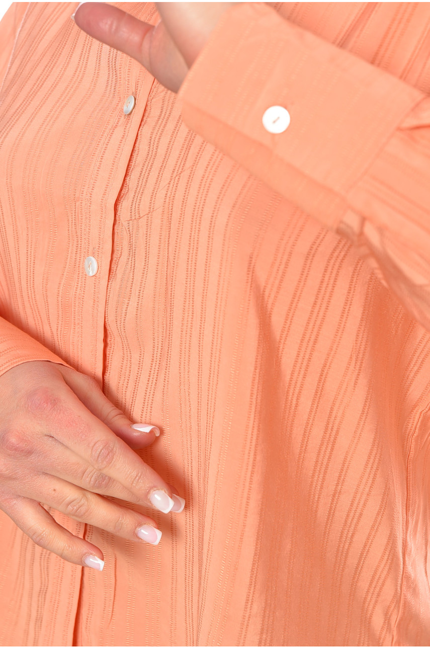Рубашка женская персикового цвета 2629 198003