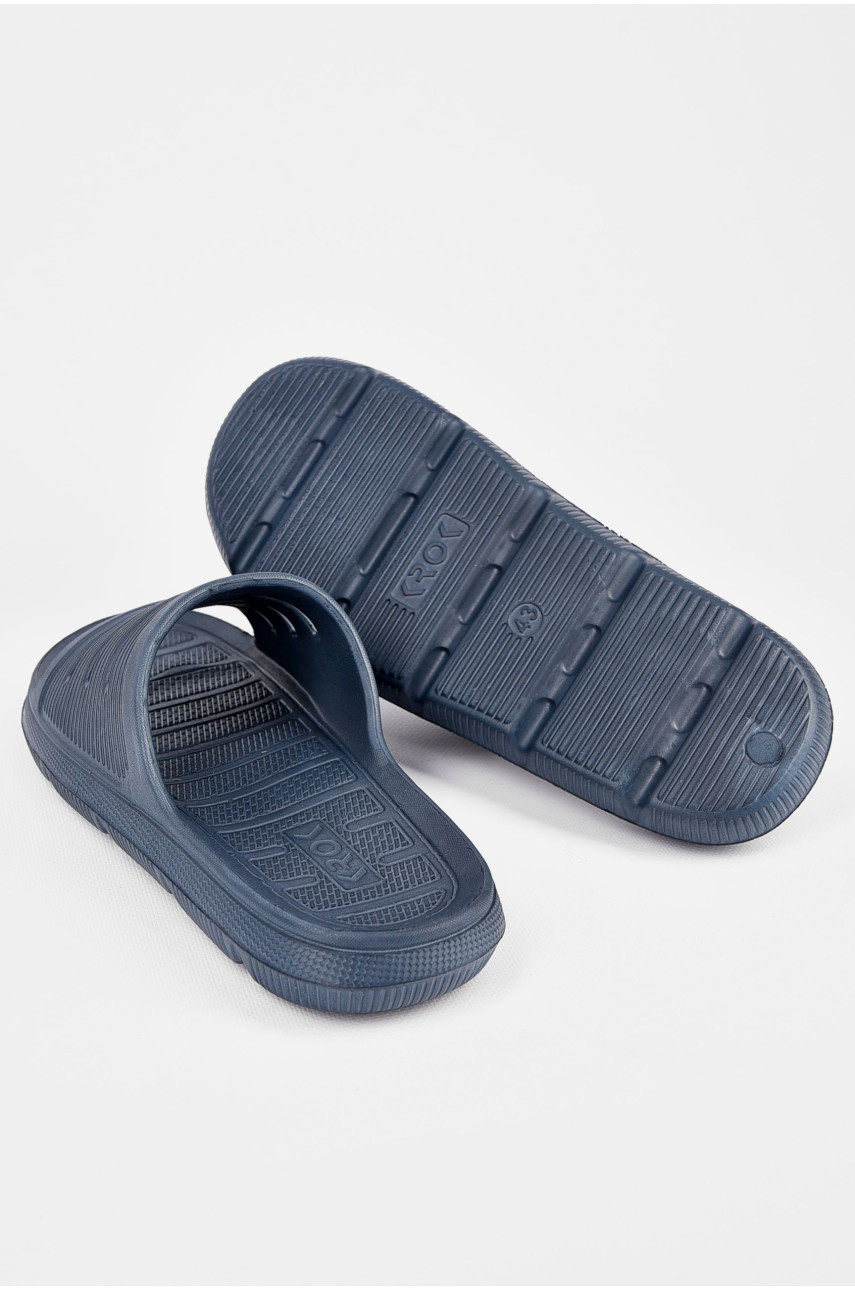 Шлепки пена мужские темно-синего цвета C-72 198028