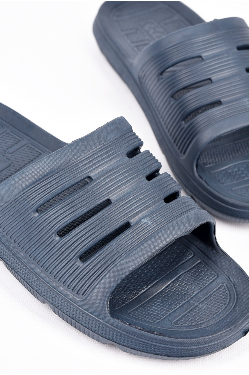 Шлепки пена мужские темно-синего цвета C-72 198028