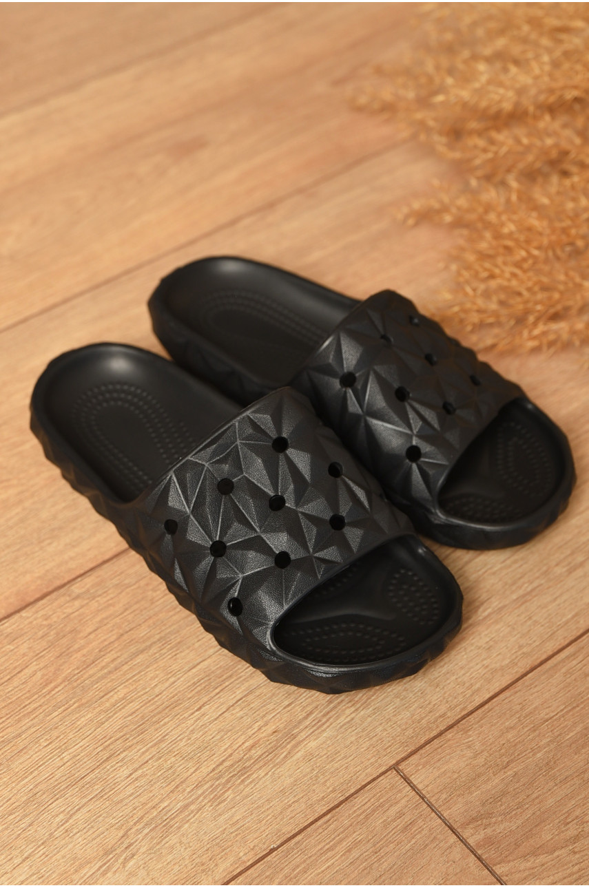 Шлепанцы пена женские черного цвета с80 198064