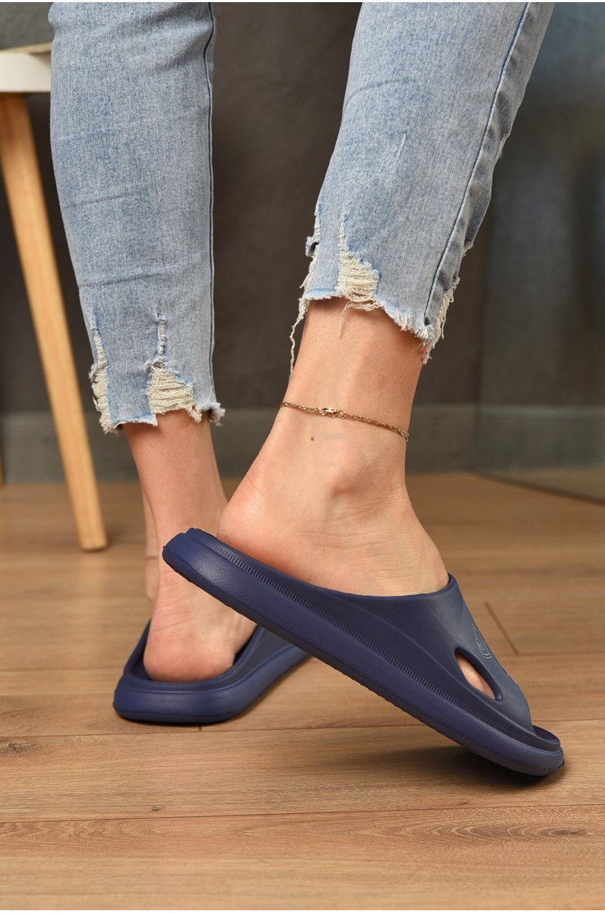 Шлепанцы пена женские темно-фиолетового цвета с80 198065