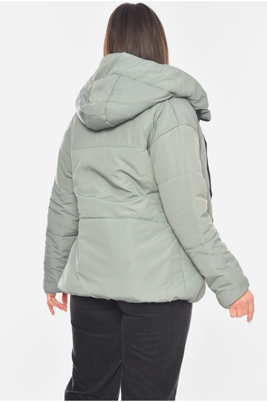 Куртка жіноча демісезонна м'ятного кольору 207-1 198086